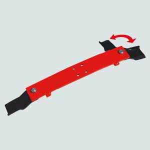 Blade rotary Mower with flexible blade